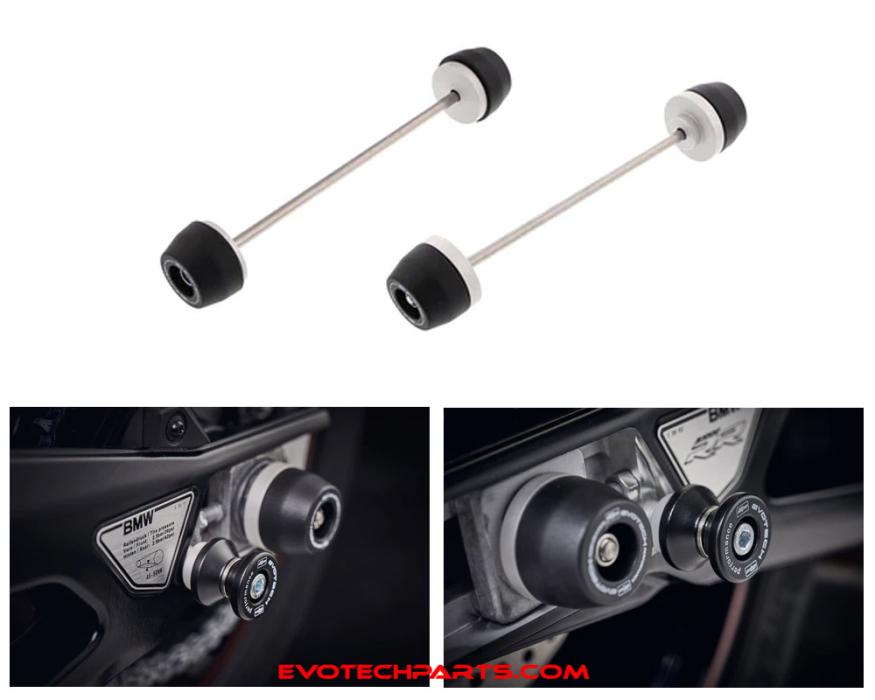 BMW S / M 1000 R/RR Vorder u. Hinterrad Achsprotektorenkit von Evotech Performance